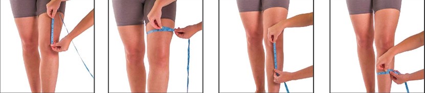Measuring knee for a knee brace