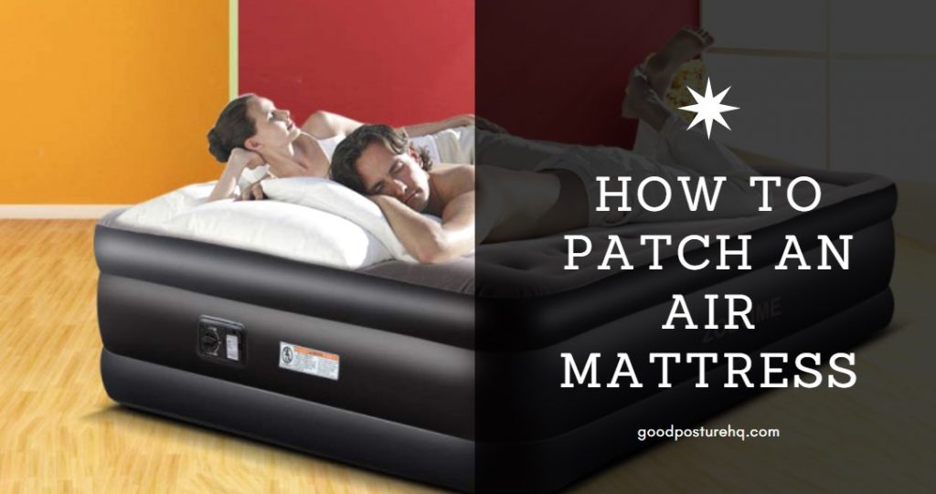 patch an air mattress with super glue