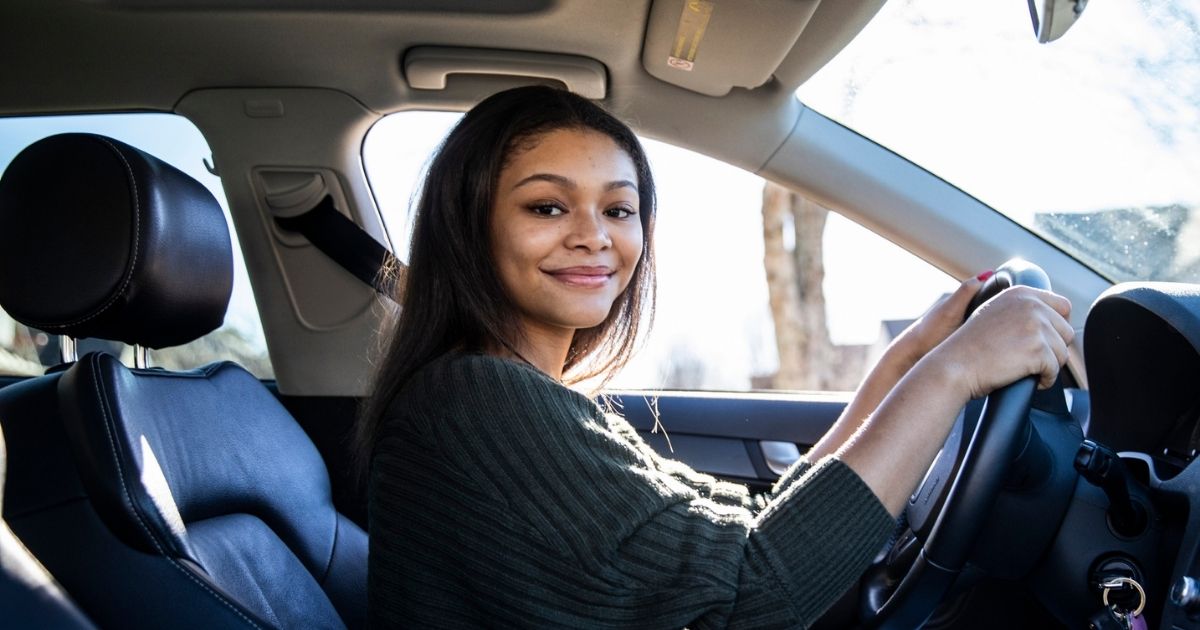 Sedan Good Driving Posture